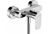 Single lever shower mixer, wall mounted, Hansgrohe Rebris S - Chrome
