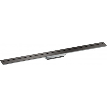 External part odpływu liniowego 1000, wallmounting, AXOR Drain - Black Chrome Polerowany