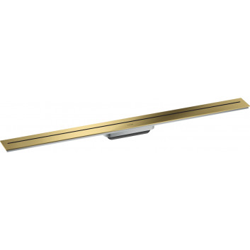 External part odpływu liniowego 1000, wallmounting, AXOR Drain - Brass Szczotkowany