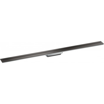 External part odpływu liniowego 1200, wallmounting, AXOR Drain - Black Chrome Polerowany