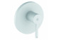 Concealed mixer shower, set el. zewnętrznych, KLUDI NOVA FONTE Puristic - White mat 