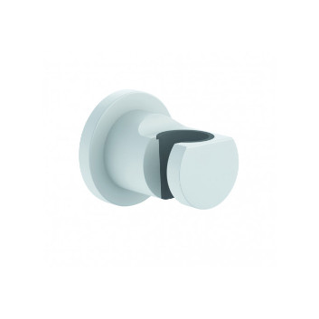 Wall mounted holder shower, KLUDI NOVA FONTE Puristic - White mat 