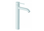 Single lever washbasin faucet, tall 240 mm, KLUDI BOZZ - White mat 