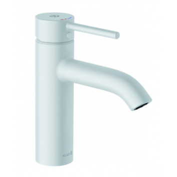 Single lever washbasin faucet 100, KLUDI BOZZ - White mat 