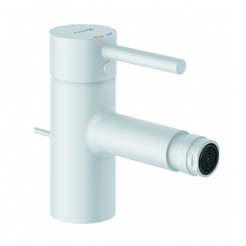 Single lever bidet mixer, KLUDI BOZZ - White mat 