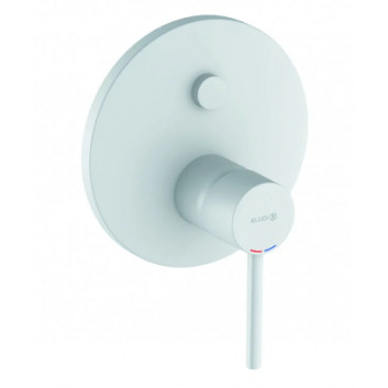 Concealed mixer bath and shower, do 88011, KLUDI BOZZ - White mat 