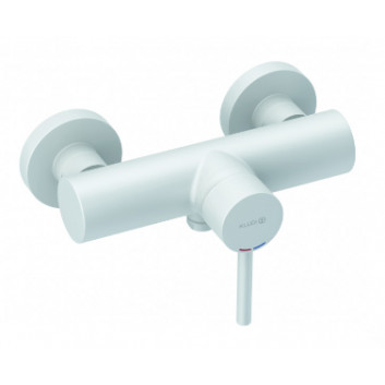 Single lever shower mixer, KLUDI BOZZ - White mat 