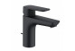 Single lever washbasin faucet 100, with overflow, KLUDI PURE&STYLE J XL - Black mat 