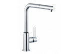 Single lever kitchen faucet, with pull-out spray, KLUDI L-INE S - Chrome