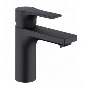 Single lever washbasin faucet 100, bez zestawu odpł, KLUDI ZENTA SL - Black mat 