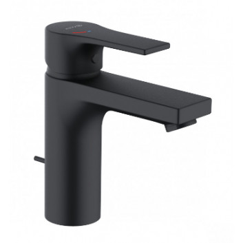 Single lever washbasin faucet, 100, set odpł. KLUDI ZENTA SL - Black mat