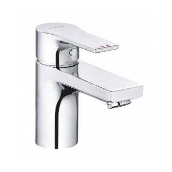 Single lever washbasin faucet 75, set odpł. KLUDI ZENTA SL - Chrome