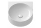 Ceramic washbasin, without hole, Ravak Yard 400 - White