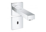 Electronic washbasin faucet Grohe Eurocube E, concealed, Infra-red, without mixer - chrome