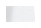 Flush button Geberit Sigma 70 front flushing for concealed cisterns - glass white