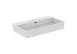 Wall-hung washbasin Ideal Connect Air, 40 cm with hole na baterie i z overflow - white