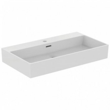 Wall-hung washbasin Ideal Connect Air, 40 cm with hole na baterie i z overflow - white
