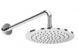 Overhead shower ABS Ø230 mm, with ball joint i ramieniem ściennym, Bruma Modelo - Chrome 