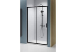 Door shower for recess installation Radaway Premium Plus DWJ 100 cm, right version, glass transparent, profil chrome