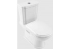 Bowl WC washdown model do WC-kompaktu, standing, Villeroy&Boch Hommage - Weiss Alpin CeramicPlus