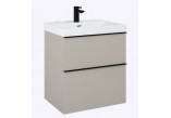 Cabinet vanity 60x63.5x44.9 cm, Elita Look - Fume