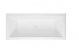 Bathtub rectangular Excellent Wave Slim 180x80 cm acrylic, white