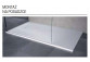 Shower tray 150x80cm, Novellini Novosolid - Black 