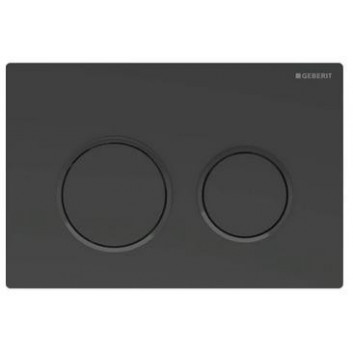 Flush button Geberit Omega30 front flushing/górny for concealed cisterns - black mat/black/black mat