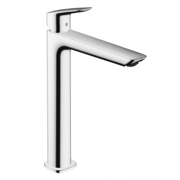 Single lever washbasin faucet 240 Fine without waste, Hansgrohe Logis - Chrome