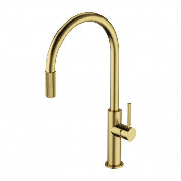 Kitchen faucet for connecting zestawu filtrującego, Omnires Switch - Brushed brass