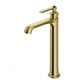 Washbasin faucet tall, 32 cm, Omnires Armance - Brushed brass