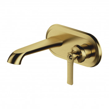 Washbasin faucet concealed, Omnires Armance - Brushed brass