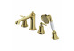 4-hole bath mixer, Omnires Armance - Brushed brass