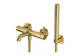 Bath tap with shower set, Omnires Y - Brushed brass 