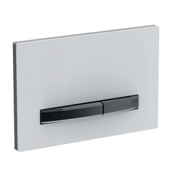 Geberit Sigma50 flushing plate white/black chrome