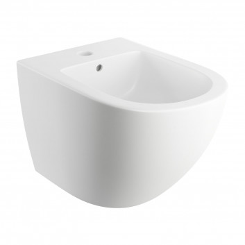 Wall hung bidet, 49x37 cm, Omnires Ottawa - White mat