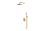 Thermostatic shower system concealed, Omnires Y - Brushed brass 