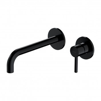 Washbasin faucet concealed with a long spout, Omnires Y - Black 
