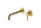 Washbasin faucet concealed with a long spout, Omnires Y - Brushed brass