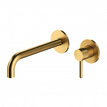 Washbasin faucet concealed with a long spout, Omnires Y - Gold