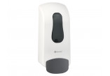 Soap dispenser w pianie MERIDA ONE na jednorazowe wkłady 700 g, material ABS, white