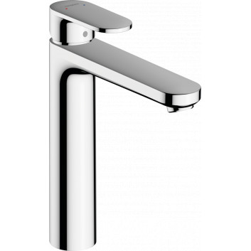 Single lever washbasin faucet 190 z metalowym kompletem odpływowym with pull-rod, Hansgrohe Vernis Blend - Chrome 