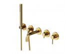 5-hole bath mixer concealed, Omnires Y - Brushed brass