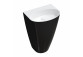 Washbasin freestanding, 55 x 43 cm, Omnires Siena M+ - White / black shine