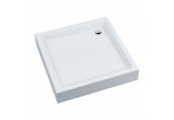 Shower tray prysznicowy acrylic, 90 x 90 cm, Omnires Invest Project - White shine 