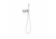 Mixer single lever concealed 3-drożna shower, Tres 3V - Steel