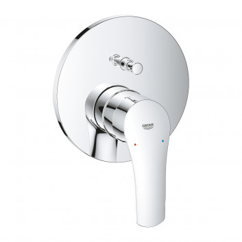 Single lever mixer do obsługi dwóch wyjść wody, Grohe Eurosmart - Chrome 