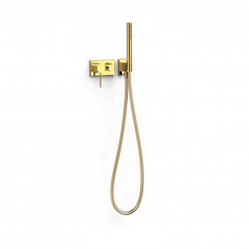 Mixer single lever concealed 3-drożna shower, Tres 3V - 24-K Gold Matowe