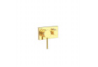 Mixer single lever concealed 3-drożna shower, Tres 3V - 24-K Gold