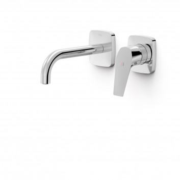 Mixer single lever concealed basin, Tres Canigó - Chrome